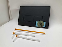 Bedieningspaneel mat zwart saqu - afbeelding 2 van  4