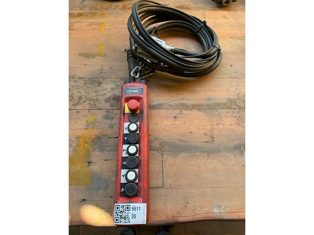 Bedieningspendel, stahl, sth 1302-022, rood, 8 bedieningstoetsen – met kabel - afbeelding 1 van  5