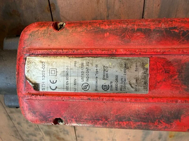 Bedieningspendel, stahl, sth 1302-022, rood, 8 bedieningstoetsen – met kabel - afbeelding 4 van  5