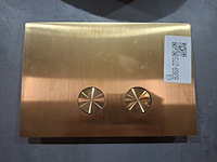 Bedieningsplaat geborsteld koper - afbeelding 3 van  4