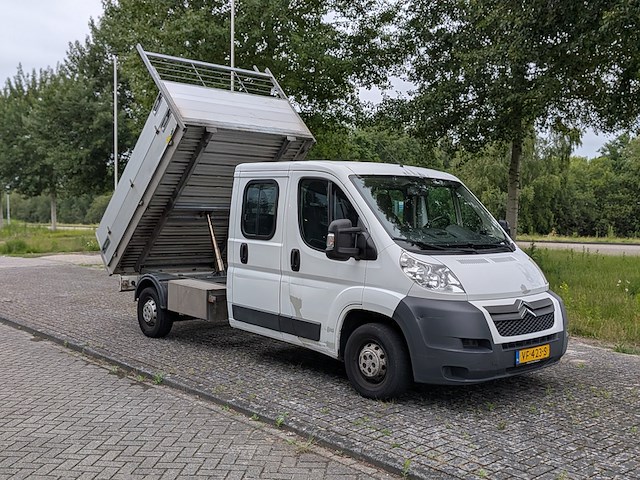 Bedrijfsauto, citroën, jumper 35 2.2 hdi l3 dc, 2013, met kipperopbouw, jos mulder mul-ka - afbeelding 32 van  40
