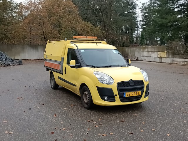 Bedrijfsauto fiat, doblo cargo 1.4 t-jet natural power sx maxi met veegvuilopbouw, bouwjaar 2015 - afbeelding 5 van  37