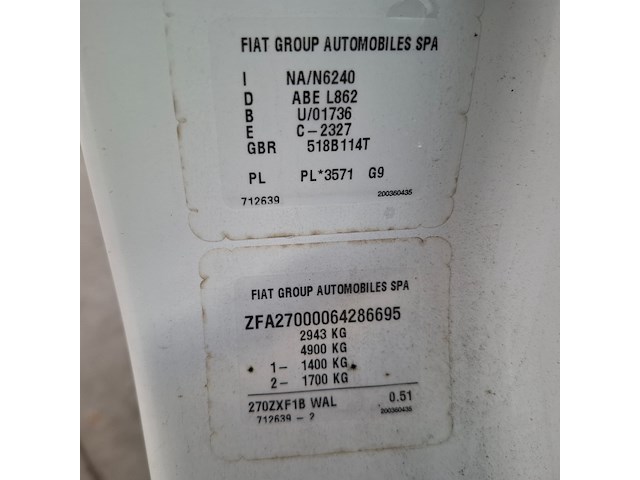 Bedrijfsauto, fiat, scudo 1200 l h1 2.0 mj 120 f, 2010 - afbeelding 65 van  83