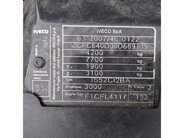 Bedrijfsauto, iveco, 40c18, 2021 - afbeelding 7 van  20