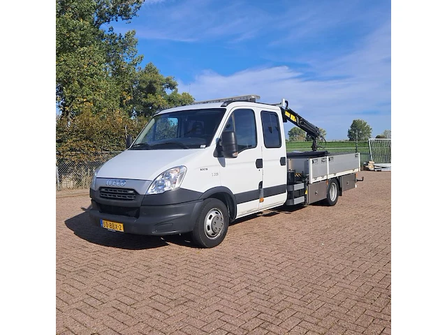 Bedrijfsauto, iveco, 50c15 openlaadbak met laadkraan hiab xs022 hiduo, 2013 - afbeelding 1 van  87