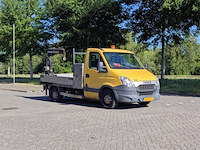 Bedrijfsauto, iveco, daily 35s14g 345 cng, 2013, met autolaadkraan, hiab 008 t - afbeelding 1 van  37