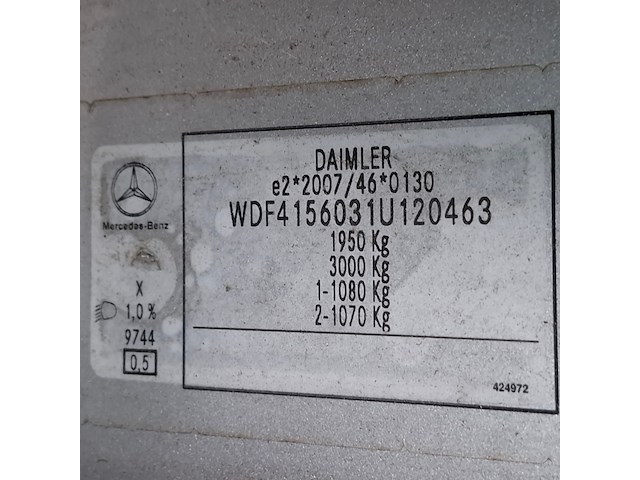 Bedrijfsauto, mercedes-benz, citan, 2013 - afbeelding 54 van  67