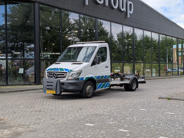 Bedrijfsauto, mercedes-benz, sprinter, 2015, met containersysteem, hiab xr2s3200 - afbeelding 1 van  40