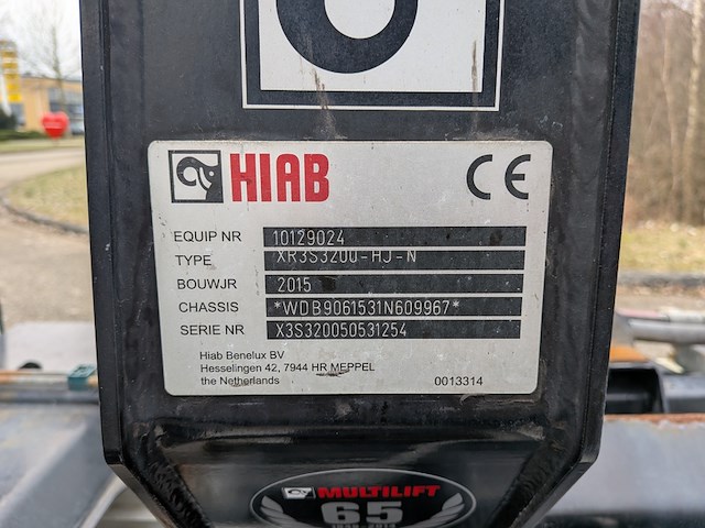 Bedrijfsauto, mercedes-benz, sprinter, 2015, met haakarm, hiab xr3s3200-hj-n - afbeelding 6 van  34