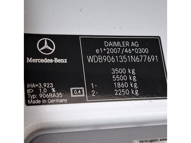 Bedrijfsauto, mercedes-benz, sprinter, 313 2.2 cdi 432 hd, 2016 - afbeelding 38 van  54