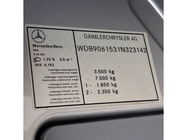 Bedrijfsauto, mercedes-benz, sprinter, 515 2.2 cdi 366 dc, 2007 - afbeelding 74 van  76