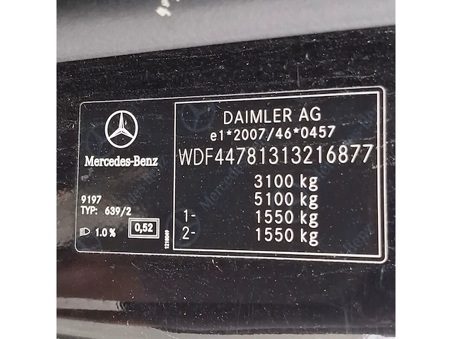 Bedrijfsauto, mercedes-benz, v-klasse, 2017 - afbeelding 59 van  70