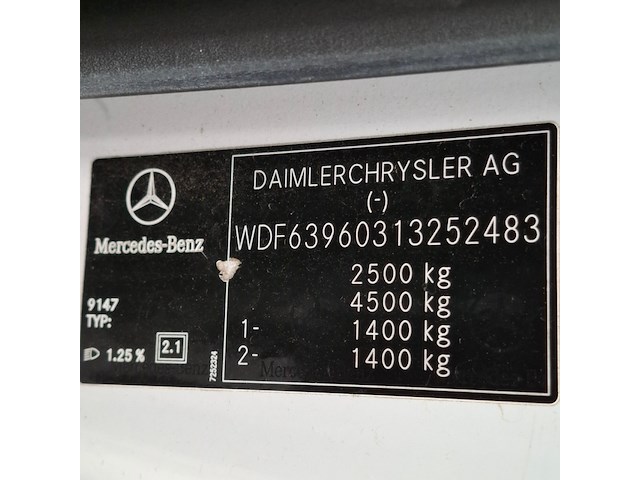 Bedrijfsauto, mercedes-benz, vito, 2006 - afbeelding 101 van  142