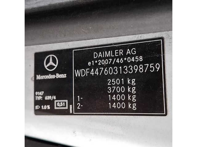Bedrijfsauto, mercedes-benz, vito, 2018 - afbeelding 54 van  70