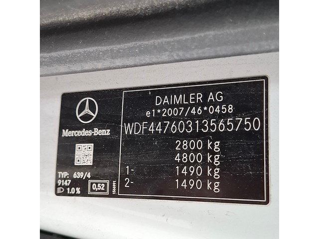 Bedrijfsauto, mercedes-benz, vito, 2019 - afbeelding 52 van  65