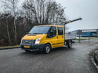 Bedrijfsauto met autolaadkraan ford, transit 300m 2.2 tdci ambiente dc, bouwjaar 2012