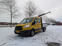 Bedrijfsauto met autolaadkraan, ford, transit 310 2.2 tdci l2h1 dc ambiente, 2015