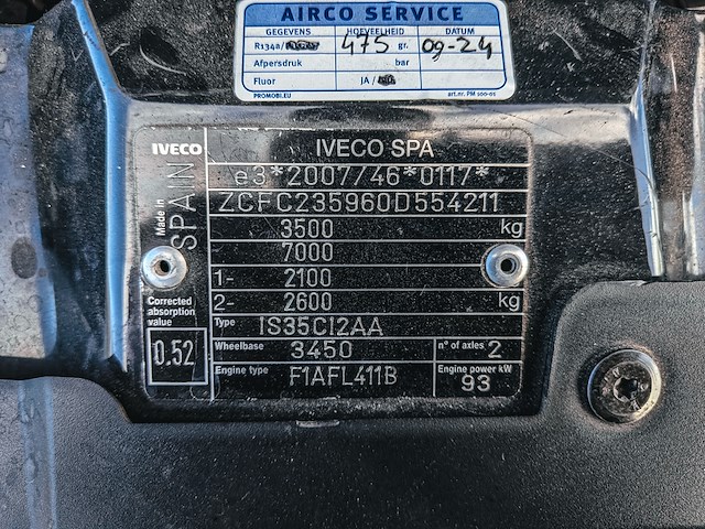 Bedrijfsauto met kipfunctie & autolaadkraan, iveco, daily 35c13d 2.3 345, 2016 - afbeelding 32 van  39