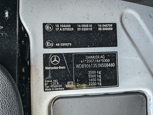 Bedrijfsauto met laadklep, mercedes-benz, sprinter 313 2.2 cdi 432 hd, 2012 - afbeelding 24 van  39