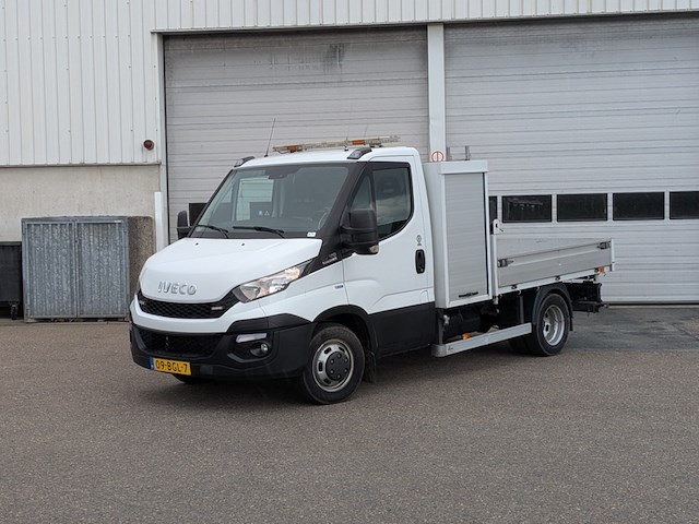 Bedrijfsauto met laadkraan en kipperbak, iveco, 50c17, 2015 - afbeelding 1 van  56