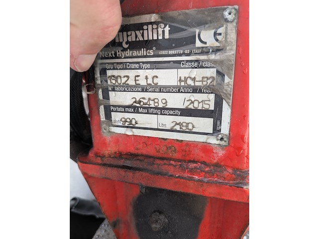 Bedrijfsauto met laadkraan en kipperbak, iveco, 50c17, 2015 - afbeelding 26 van  70