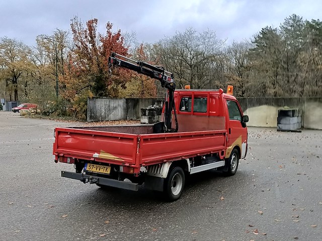 Bedrijfsauto openlaadbak mazda, e2200 pick-up met laadkraan hiab 008t, bouwjaar 2001 - afbeelding 4 van  32