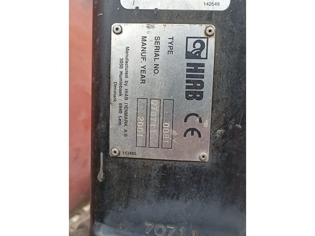 Bedrijfsauto openlaadbak mazda, e2200 pick-up met laadkraan hiab 008t, bouwjaar 2001 - afbeelding 10 van  32