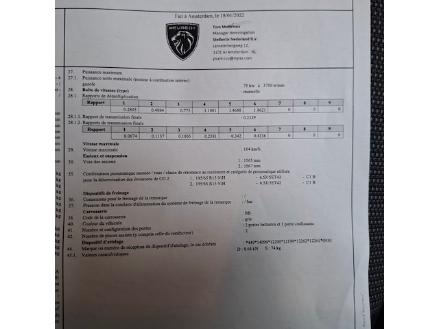 Bedrijfsauto, peugeot, partner, 2022 - afbeelding 35 van  53