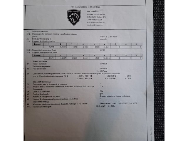 Bedrijfsauto, peugeot, partner, 2022 - afbeelding 36 van  55
