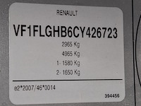 Bedrijfsauto, renault, trafic, 2.0 dci t29 l2h1 dc générique, 2012 - afbeelding 32 van  59