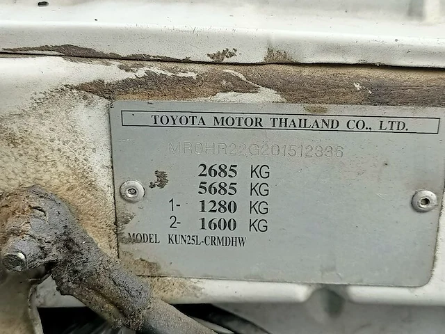 Bedrijfsauto, toyota, hilux 2.5 d-4d vx xtra cab, 2.5 d-4d vx xtra cab, 2010 - afbeelding 27 van  34