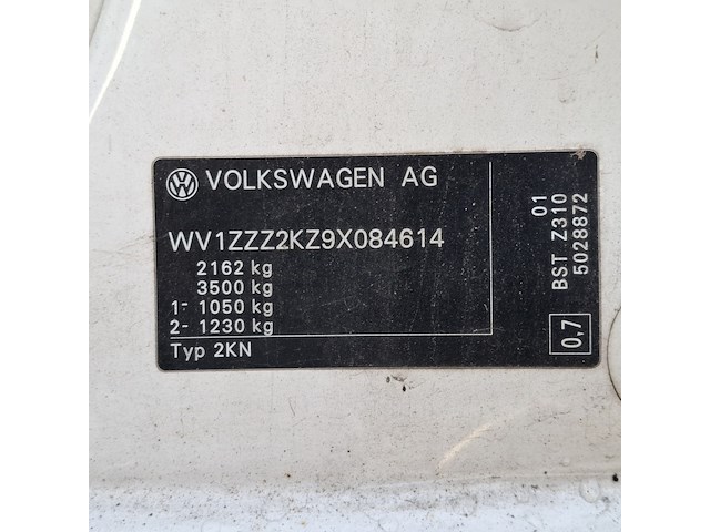 Bedrijfsauto, volkswagen, caddy 2.0 sdi, 2009 - afbeelding 28 van  39
