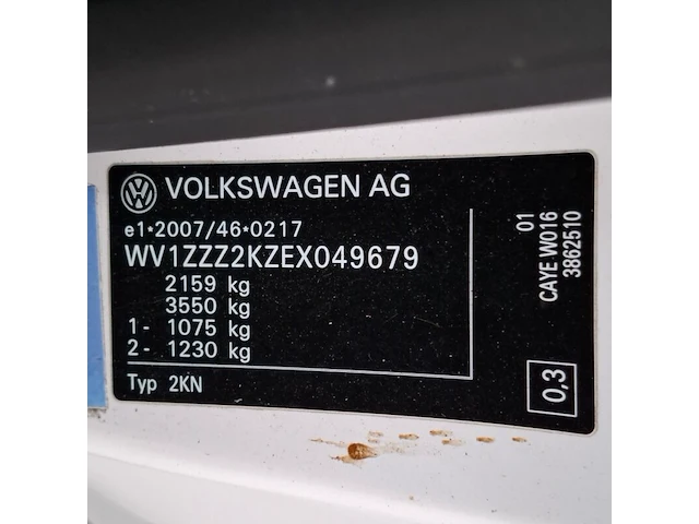Bedrijfsauto, volkswagen, caddy, 2013 - afbeelding 50 van  77