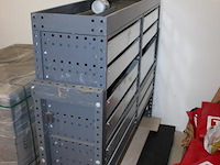 Bedrijfsbus inrichting met 9 laden en klep. afmeting 137 x 32 x 112 cm. - afbeelding 2 van  3