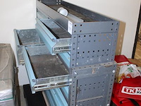 Bedrijfsbus inrichting met 9 laden en klep. afmeting 137 x 32 x 112 cm. - afbeelding 3 van  3