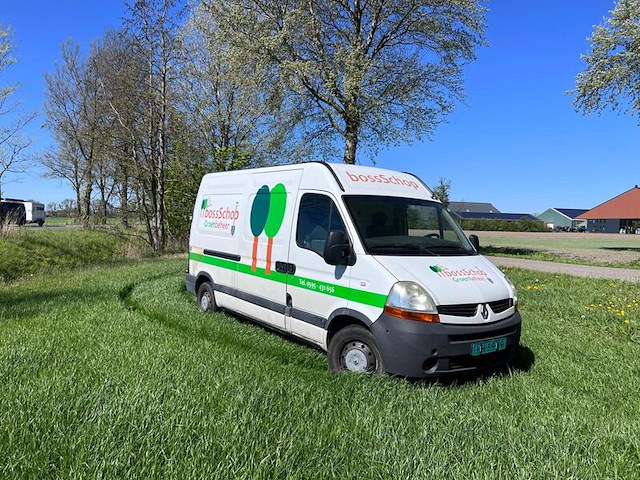 Bedrijfsbus, renault, master, wit/groen, 08-04-2008 - afbeelding 1 van  16