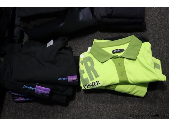 Bedrijfskleding, partij o.a. broeken, jassen, t-shirts, poloshirts & vesten - afbeelding 2 van  9