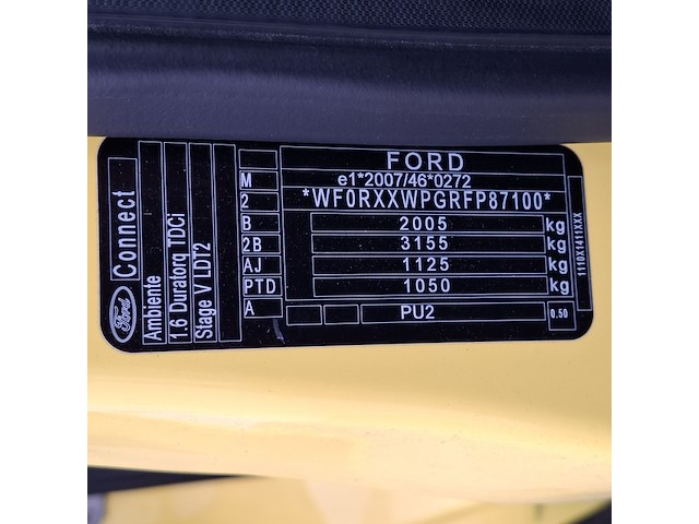 Bedrijfswagen ford, transit connect 1.6 tdci l1 ambiente, bouwjaar 2016 - afbeelding 40 van  46