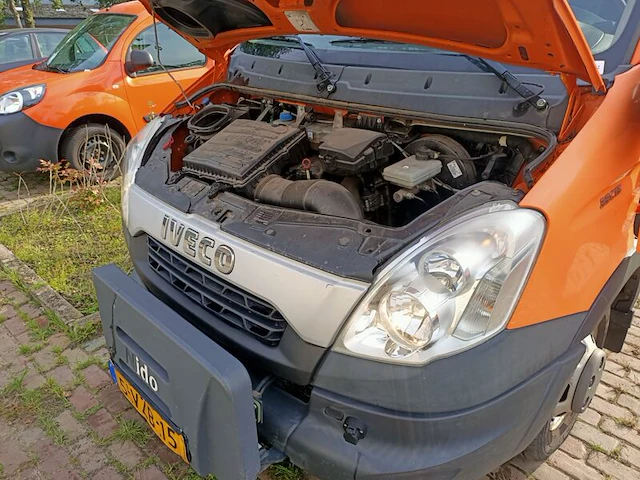 Bedrijfswagen, iveco, daily 35c15d met openlaadbak en laadkraan maxilift, 2012 - afbeelding 25 van  35