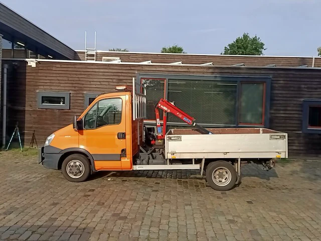 Bedrijfswagen, iveco, daily 35c15d met openlaadbak en laadkraan maxilift, 2012 - afbeelding 23 van  35