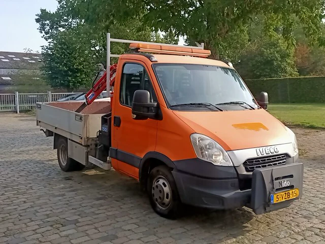 Bedrijfswagen, iveco, daily 35c15d met openlaadbak en laadkraan maxilift, 2012 - afbeelding 33 van  35