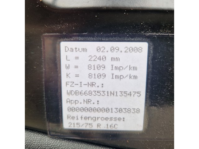 Bedrijfswagen, mercedes-benz, vario 616d, wit - afbeelding 4 van  69