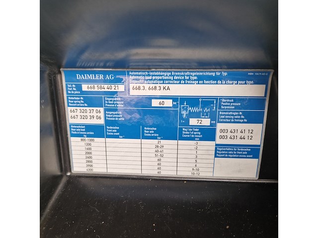 Bedrijfswagen, mercedes-benz, vario 616d, wit - afbeelding 26 van  69