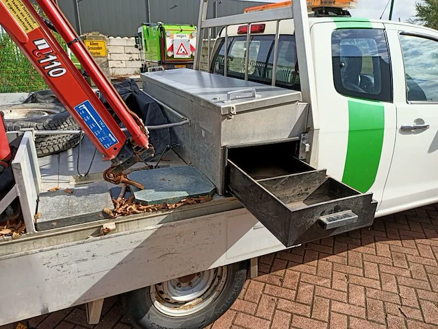 Bedrijfswagen met openlaadbak, isuzu, d-max met laadkraan maxilift, 2.5 single cab l, 2014 - afbeelding 19 van  45