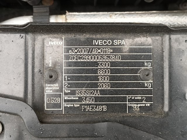 Bedrijfswagen met openlaadbak, iveco, daily 29l13, 29 l 13 d 345 - afbeelding 30 van  36