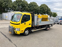 Bedrijfswagen met openlaadbak, toyota, dyna, 150 3.0 d-4d comfort, 2014, voorzien van opzetstrooier nido