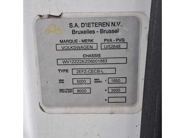 Bedrijfswagen volkswagen, crafter 2.0, bouwjaar 2012 - afbeelding 36 van  48