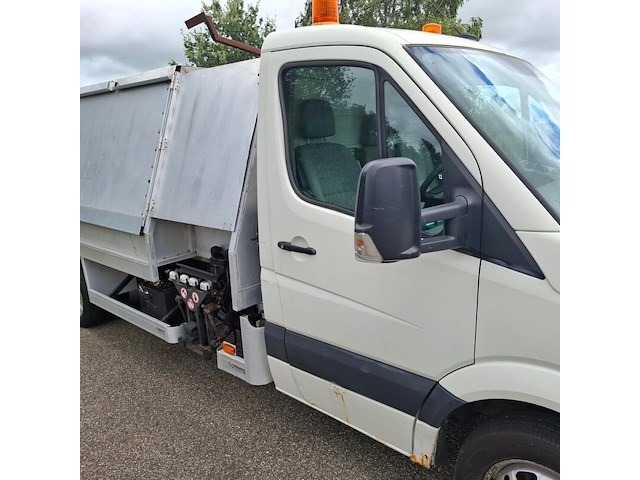 Bedrijfswagen, volkswagen, crafter 2.5 tdi terberg zijlader just, wit, 2007 - afbeelding 5 van  49