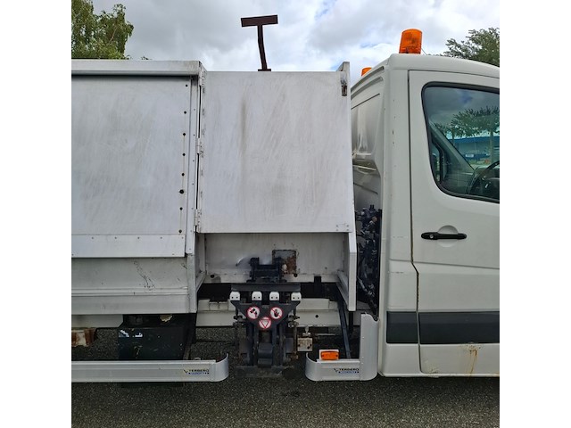 Bedrijfswagen, volkswagen, crafter 2.5 tdi terberg zijlader just, wit, 2007 - afbeelding 6 van  49