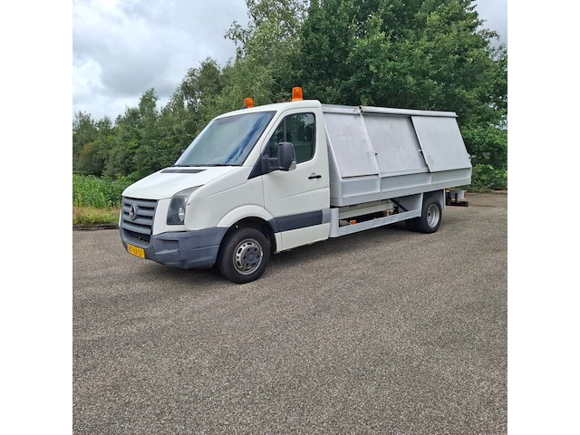Bedrijfswagen, volkswagen, crafter 2.5 tdi terberg zijlader just, wit, 2007 - afbeelding 1 van  49